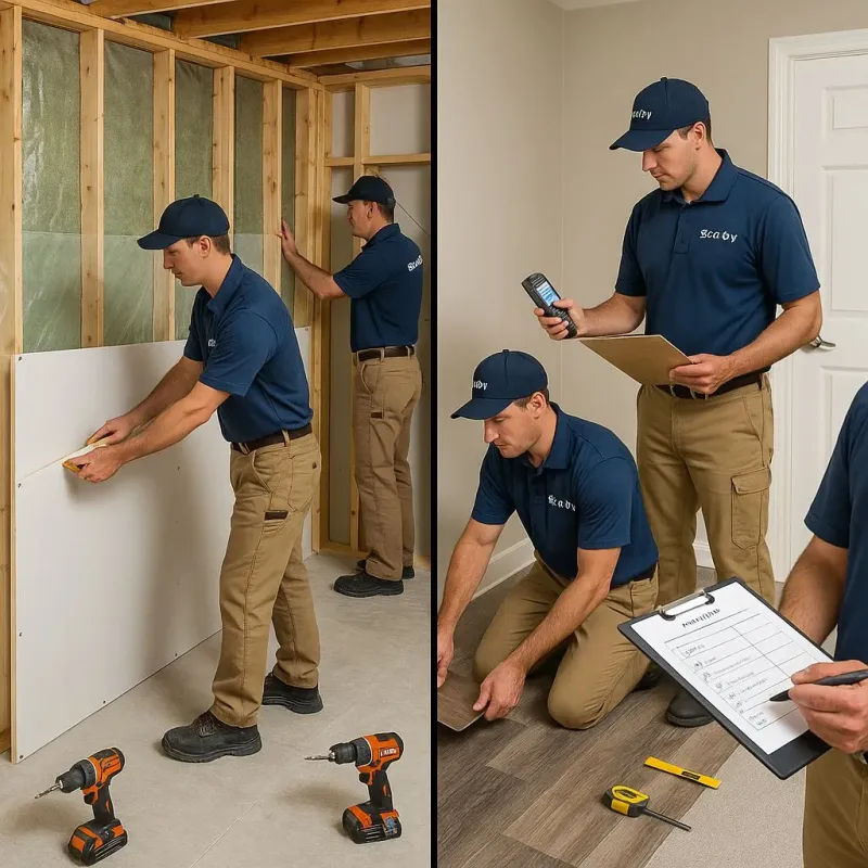Repairs and Reconstruction process in East Earl, PA