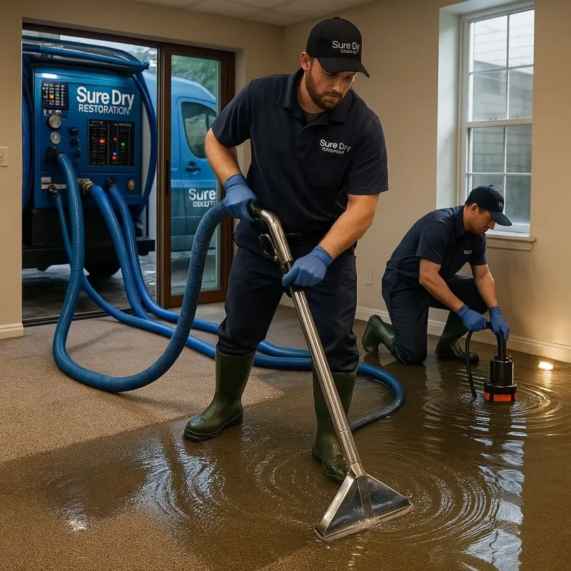 Water Extraction and Removal process in East Earl, PA
